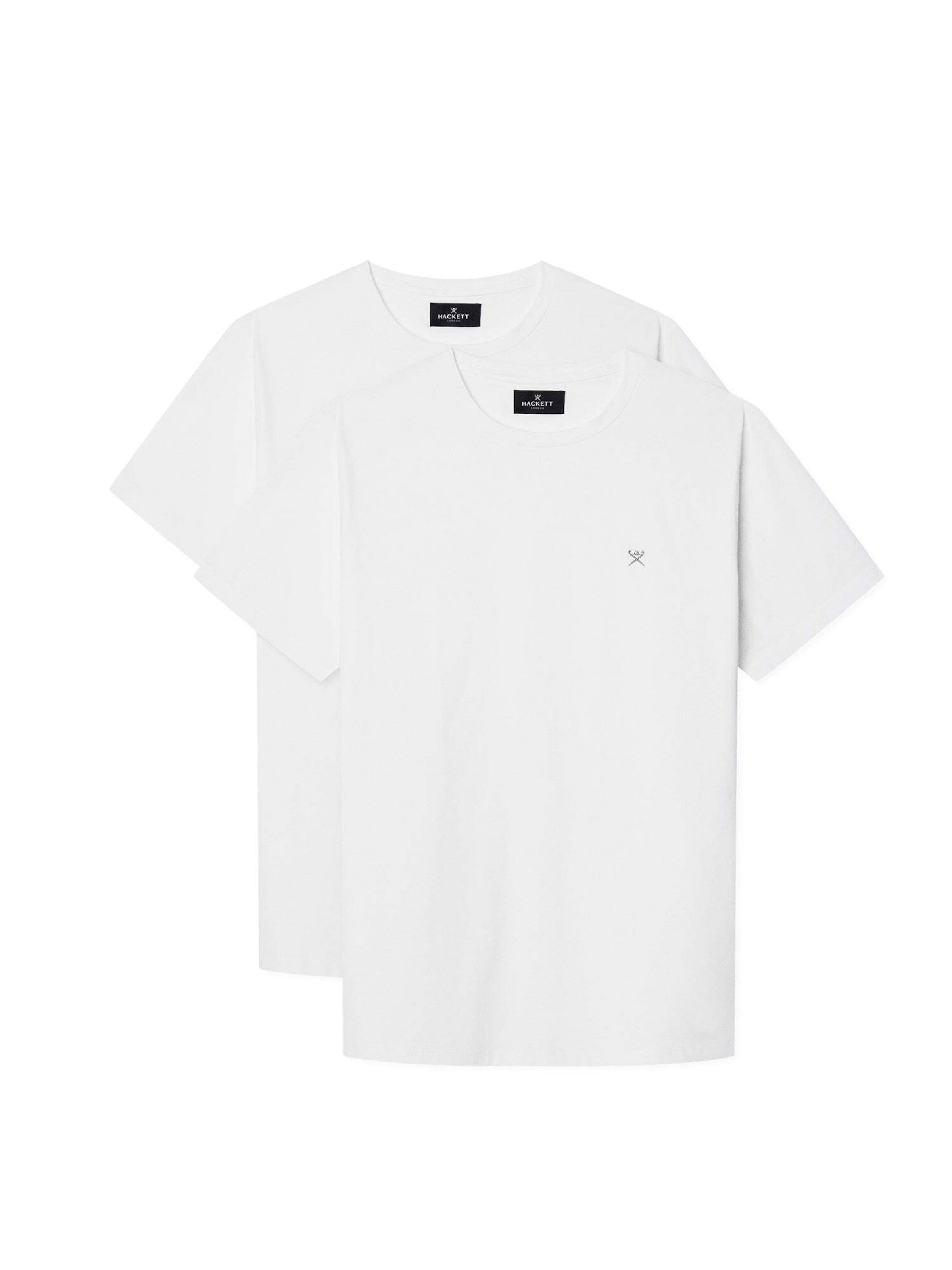 T-Shirt Hackett London en blanc : devant