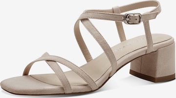 TAMARIS Sandalen met riem in Beige: voorkant