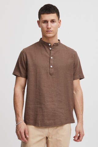 11 Project Regular fit Overhemd 'Procho' in Bruin: voorkant