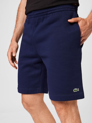 LACOSTE - regular Pantalón en azul