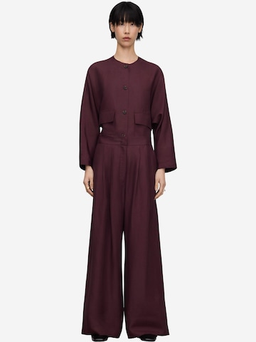 Adolfo Dominguez Wide Leg Housut värissä punainen