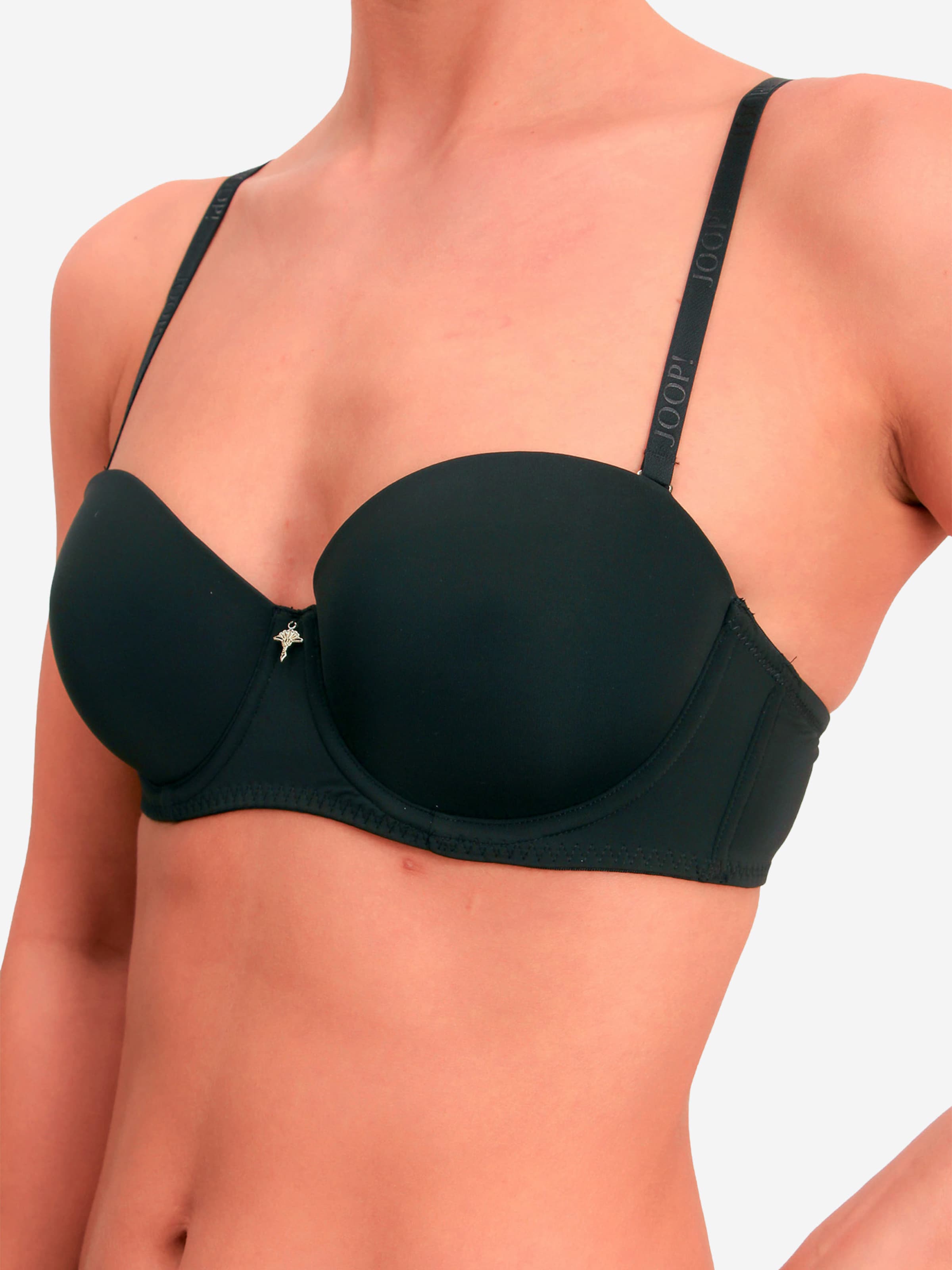 JOOP! Bandeau BH 'Sensation' in Zwart