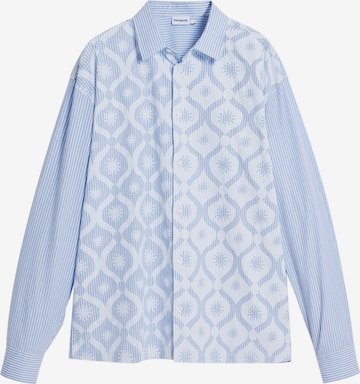 mėlyna Desigual Standartinis modelis Marškiniai: priekis