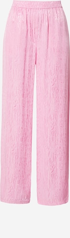 EDITED Wide Leg Bukser 'Benja' i pink: forside