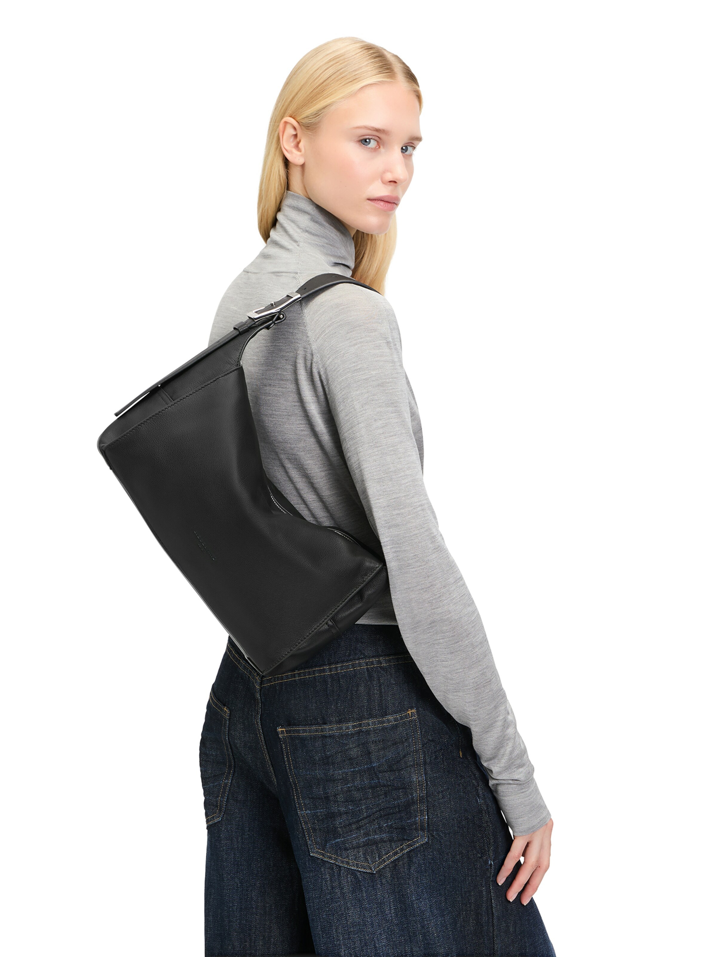 Sac bandoulière Liebeskind Berlin en noir : devant