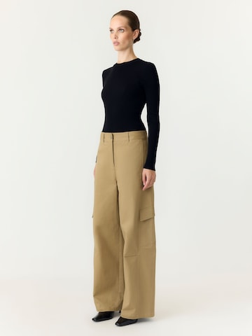 YAS Regular Cargobroek in Beige