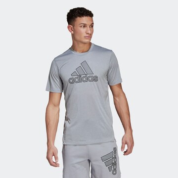ADIDAS SPORTSWEAR Performance Shirt in Grey: front