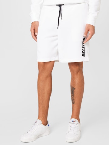 HOLLISTER Pants in White: front