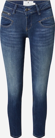 FREEMAN T. PORTER Skinny Jeans 'Alexa' in Blauw: voorkant