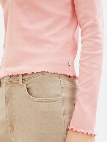 T-shirt TOM TAILOR DENIM en rose