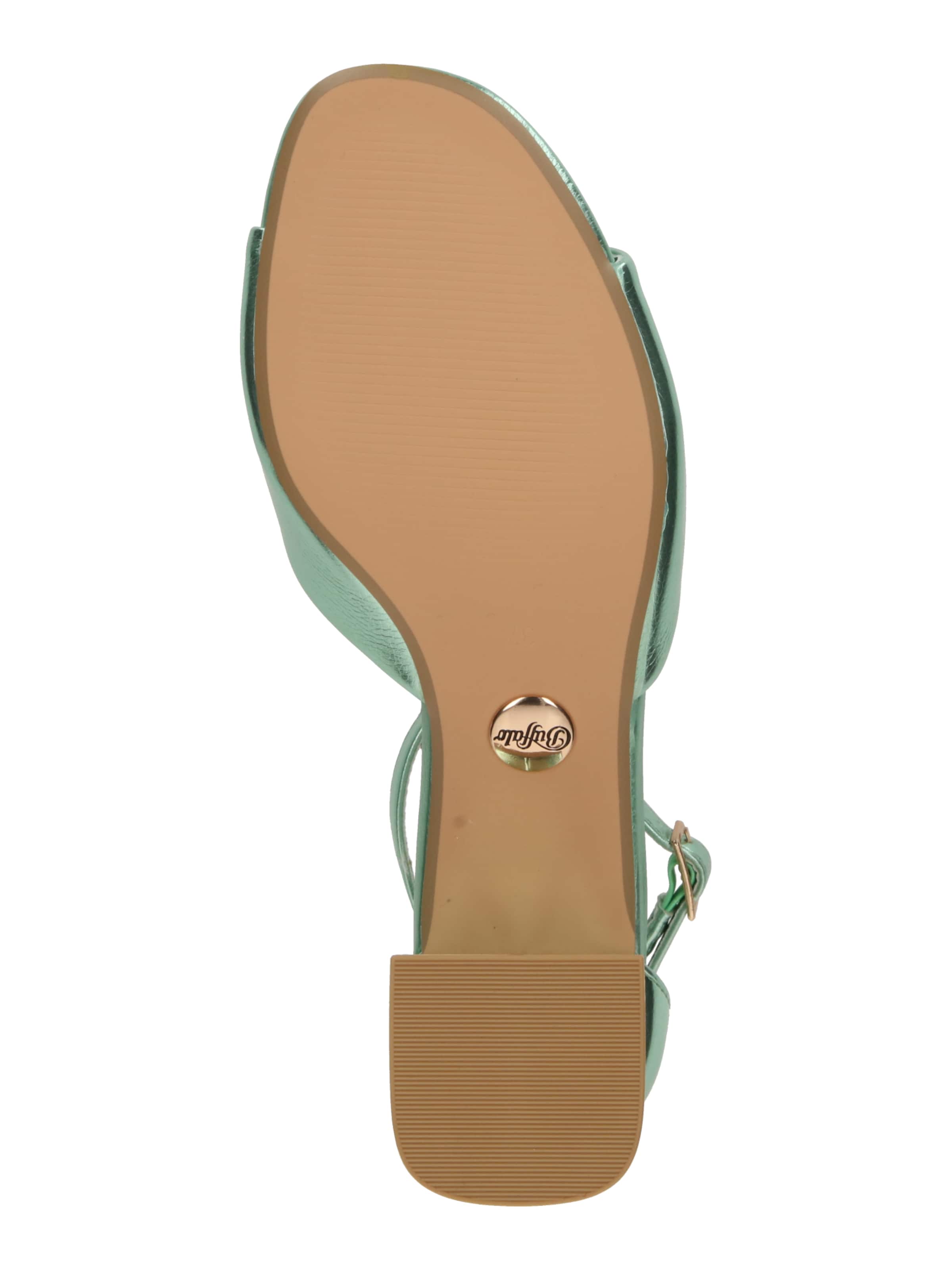 BUFFALO Sandały z rzemykami w kolorze zielony