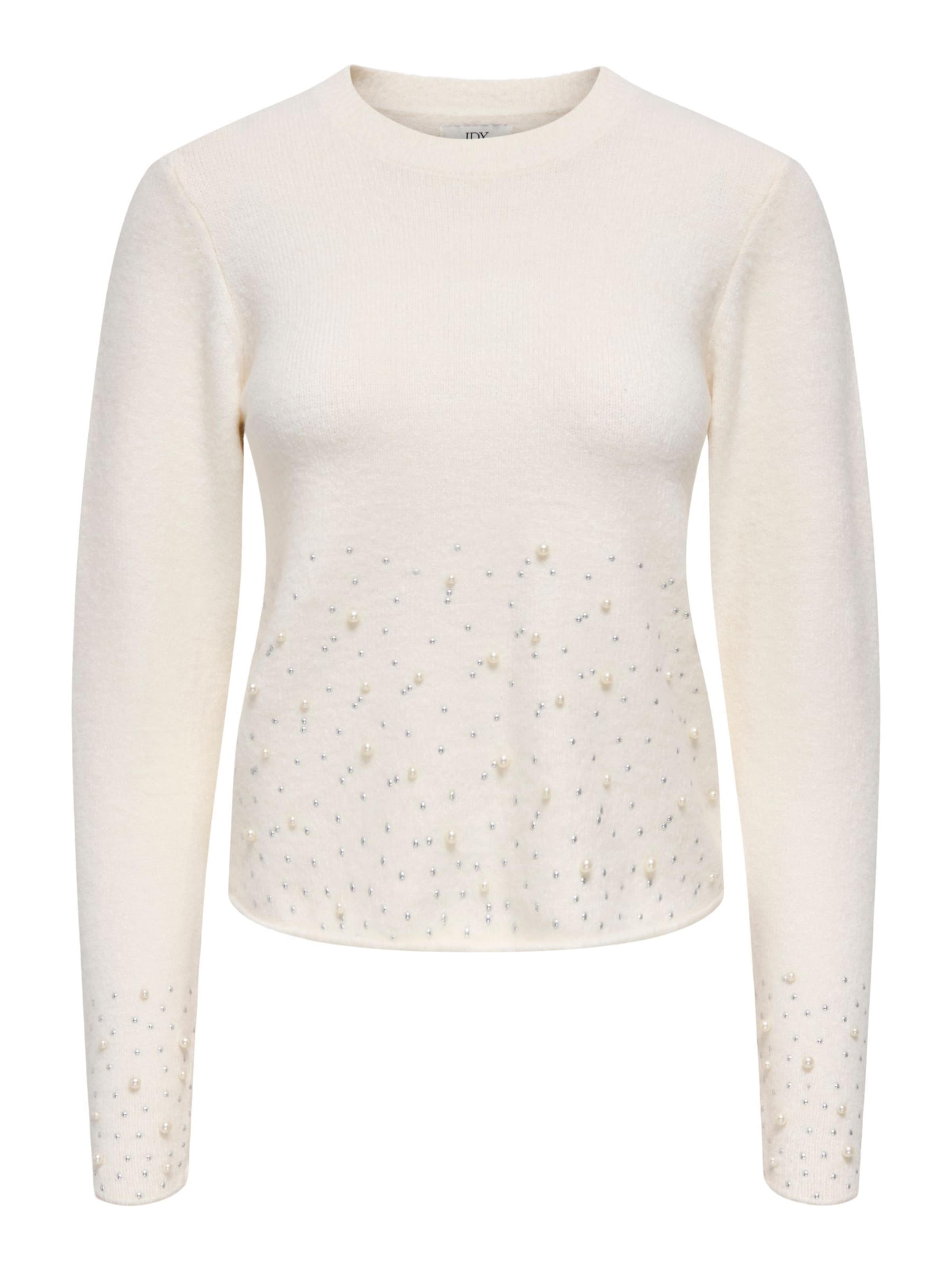 JDY Pullover 'JDYPearl' i hvid: forside