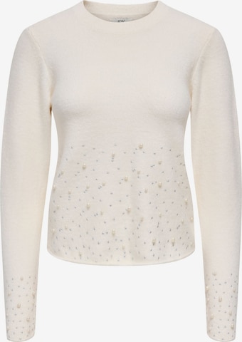 JDY Pullover 'JDYPearl' i hvid: forside