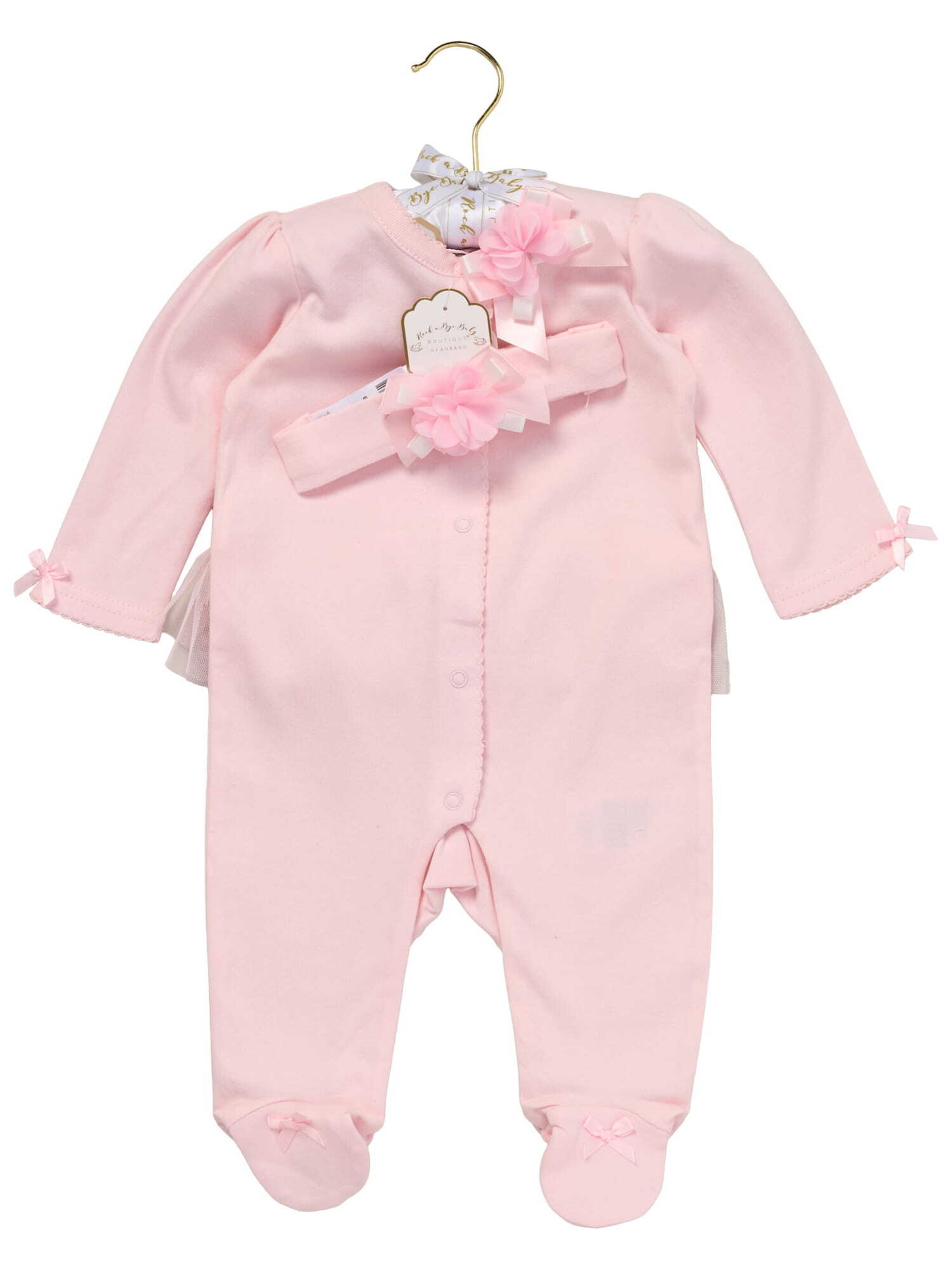 Barboteuse / body ' ' Rock a Bye Baby Boutique en rose