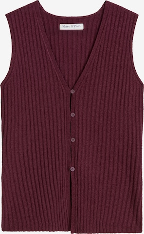 Marc O'Polo DENIM Knitted vest in Red: front