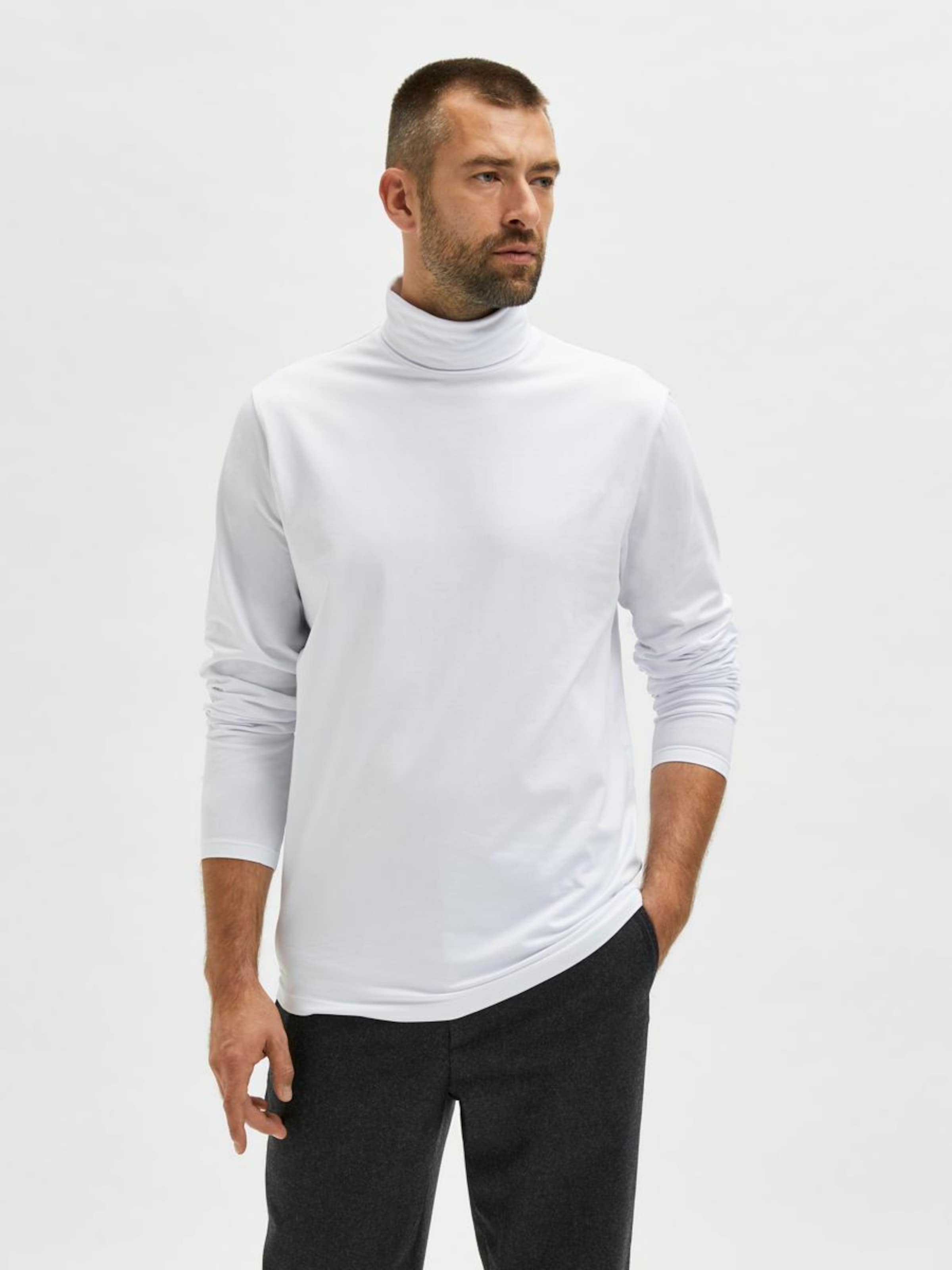 Männer Shirts SELECTED HOMME Shirt in Weiß - YK70613