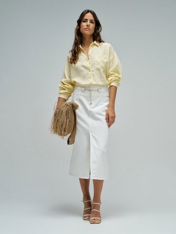 Jupe Salsa Jeans en blanc