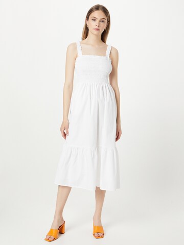 GAP Καλοκαιρινό φόρεμα σε λευκό: μπροστά