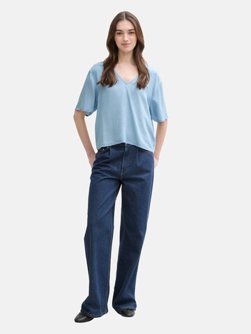 TOM TAILOR DENIM Blouse in Blauw