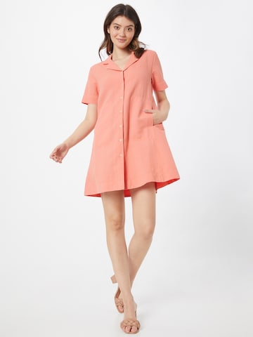 Robe-chemise Folk en rose