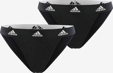 ADIDAS SPORTSWEAR Athletic Underwear ' Realasting Cotton ' in Black: front