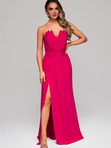 Ombre Evening dress in Pink: front