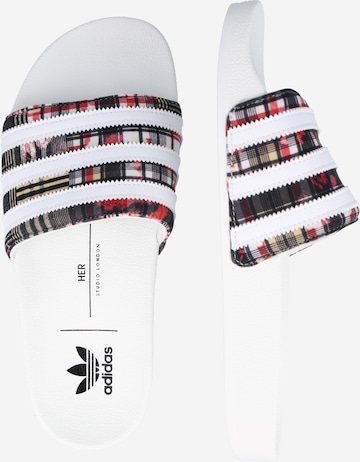 ADIDAS ORIGINALSNatikače s potpeticom - bijela boja