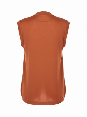 WEARABLE STORIES Trui 'Gilet manou' in Rood