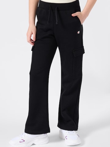 Champion - Loosefit Pantalón cargo en negro: frente