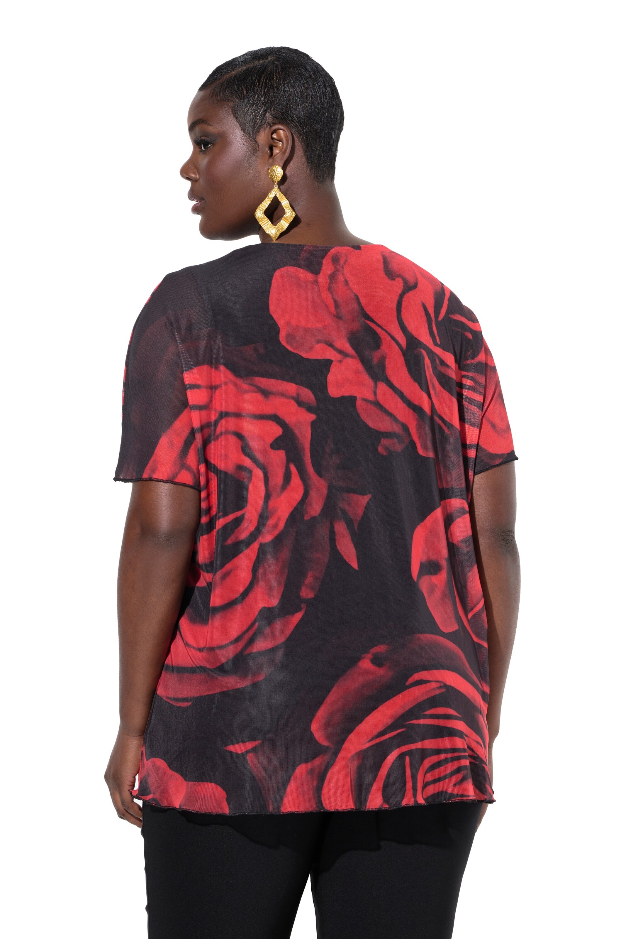 Ulla Popken Bluse in Schwarz