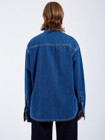 Dr. Denim Shirt 'Ray Denim' in Blauw