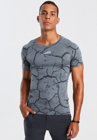 Leif Nelson Sport T-Shirt in Grau: predná strana