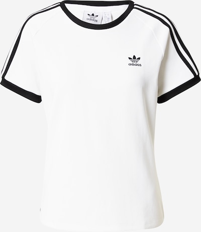ADIDAS ORIGINALS T-Shirt 'Adicolor Classics  3-Stripes' in schwarz / weiß, Produktansicht