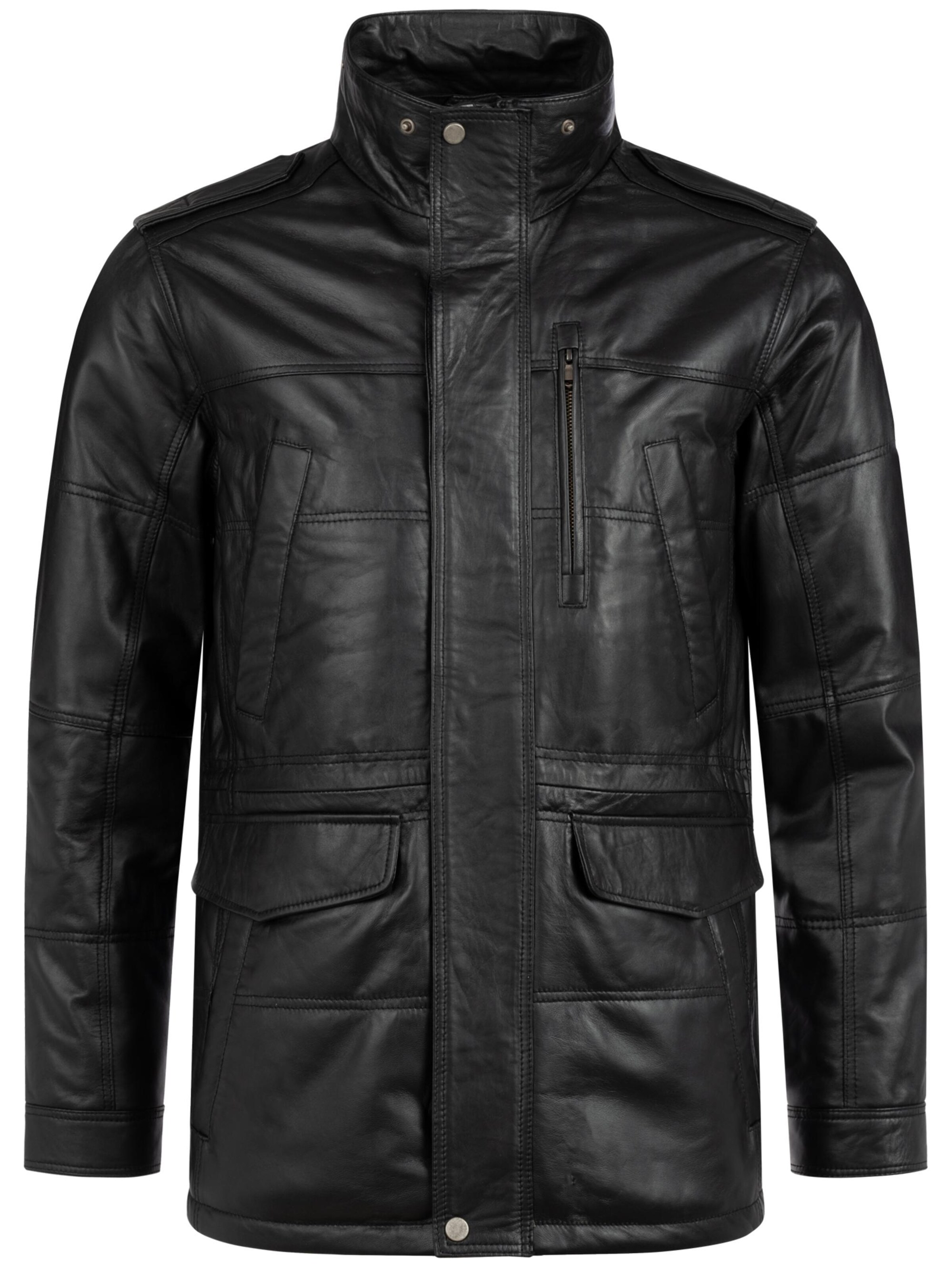 Mouflon Between-Season Jacket 'John' in Black