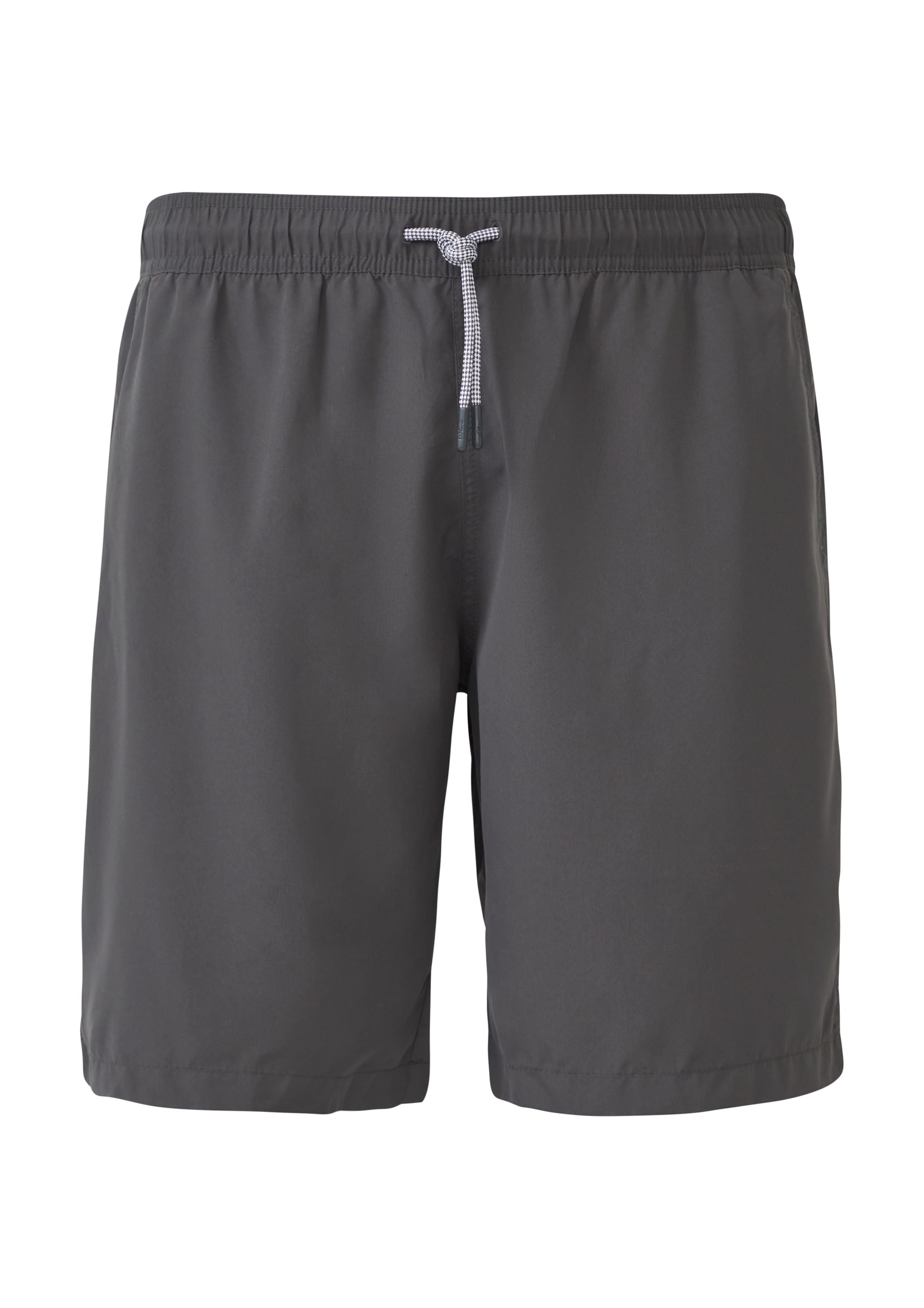 s.Oliver Men Big Sizes Badeshorts in Grau: Vorderseite