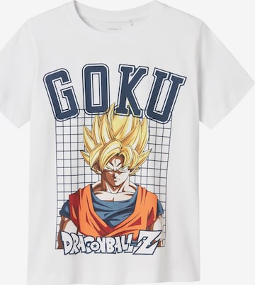 Maglietta 'Drue' di NAME IT in bianco: frontale