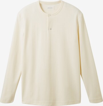 TOM TAILOR Shirt in Beige: voorkant