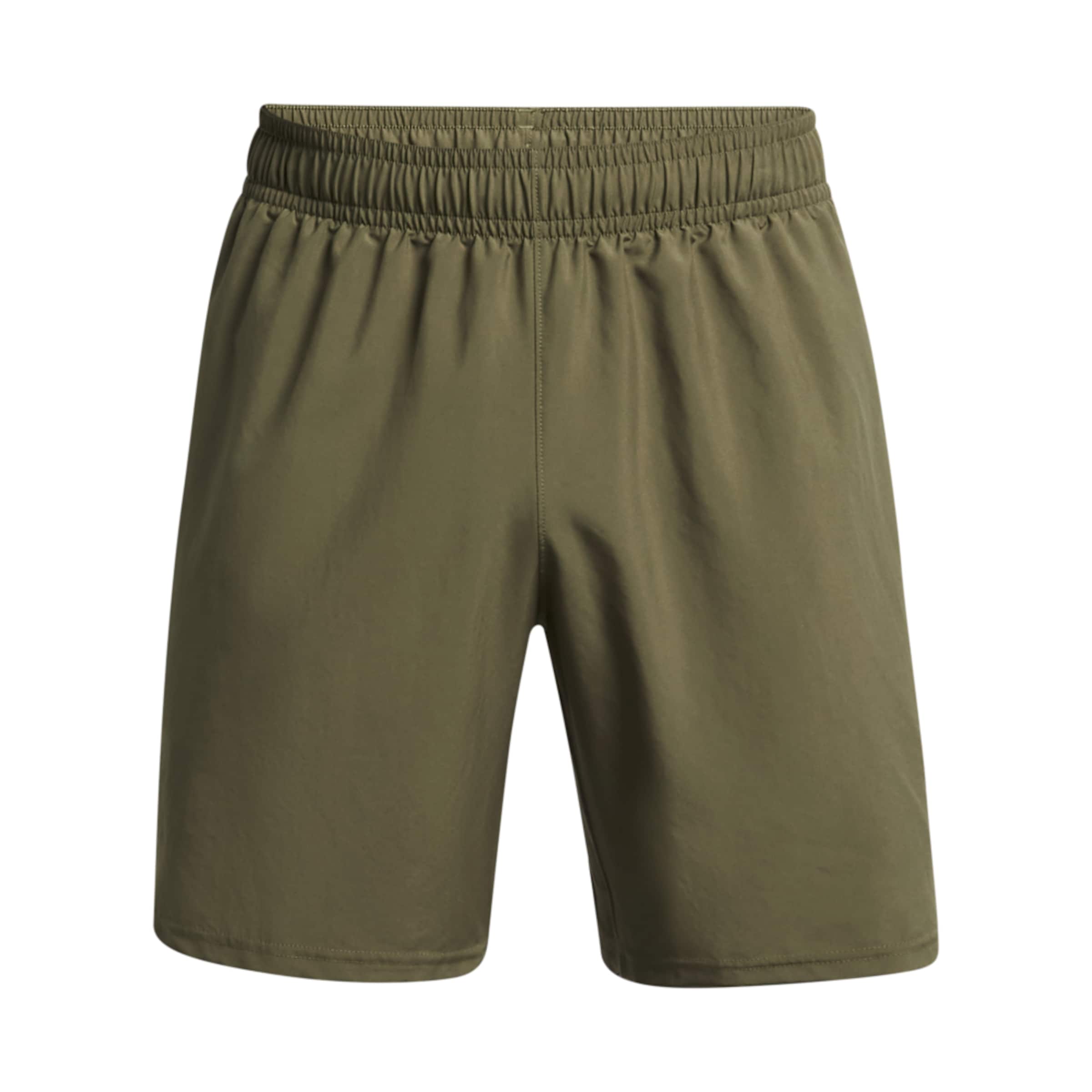 Pantalon de sport 'Wordmark' UNDER ARMOUR en vert : devant