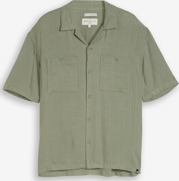 TOM TAILOR DENIM Comfort fit Overhemd in Groen: voorkant