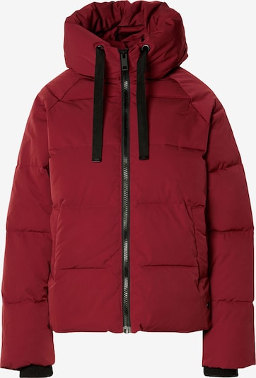 MSCH COPENHAGEN Talvitakki 'Pavinaria' värissä tummanpunainen / musta, Tuotenäkymä