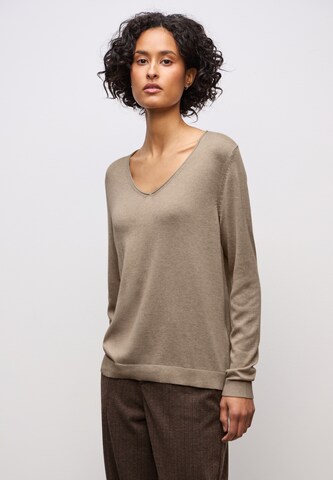 STREET ONE Sweater in Beige: front