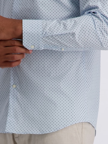 PIERRE CARDIN Regular fit Business shirt in Blue