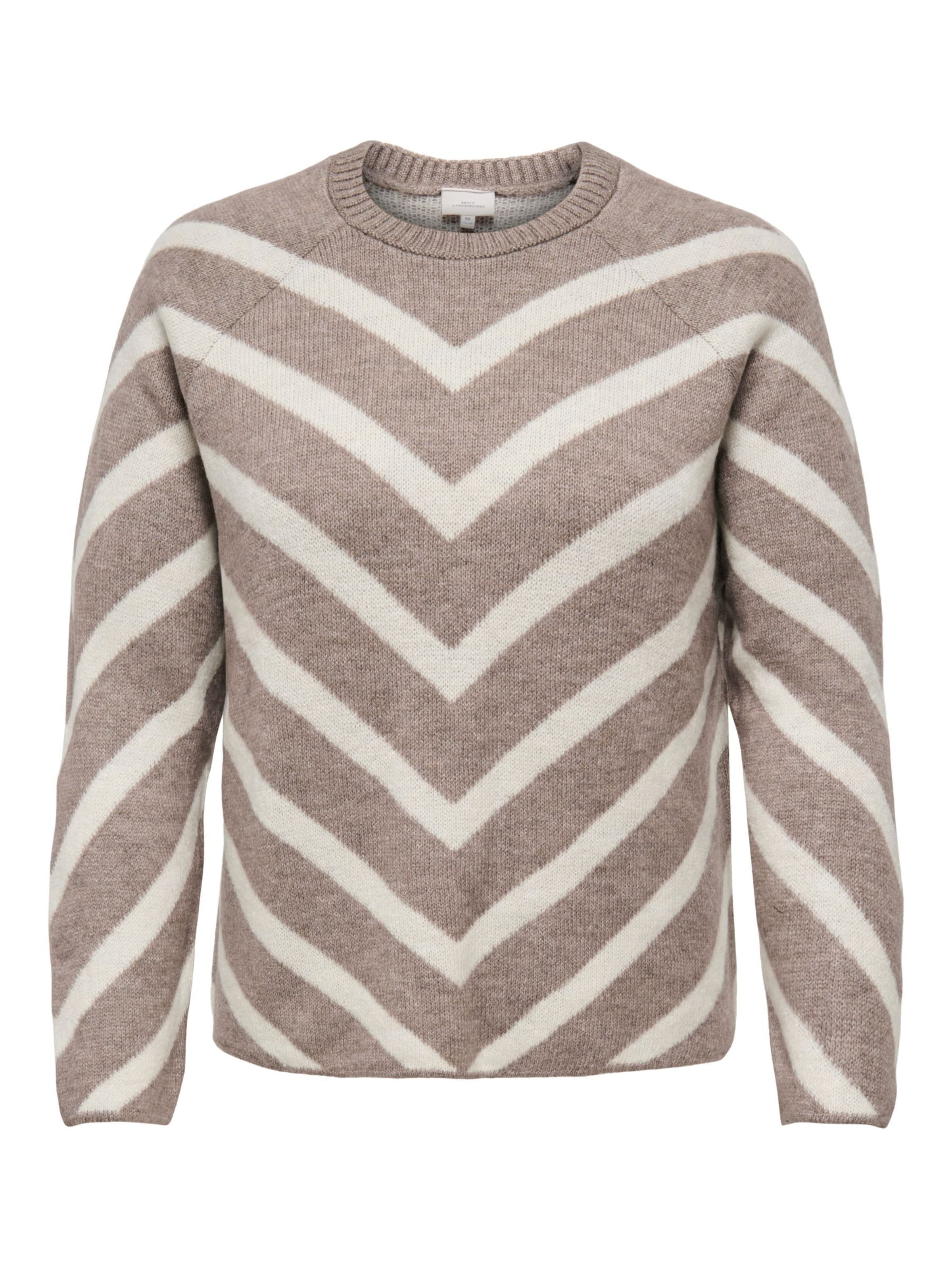 Pull-over 'CAREliza' ONLY Carmakoma en gris : devant