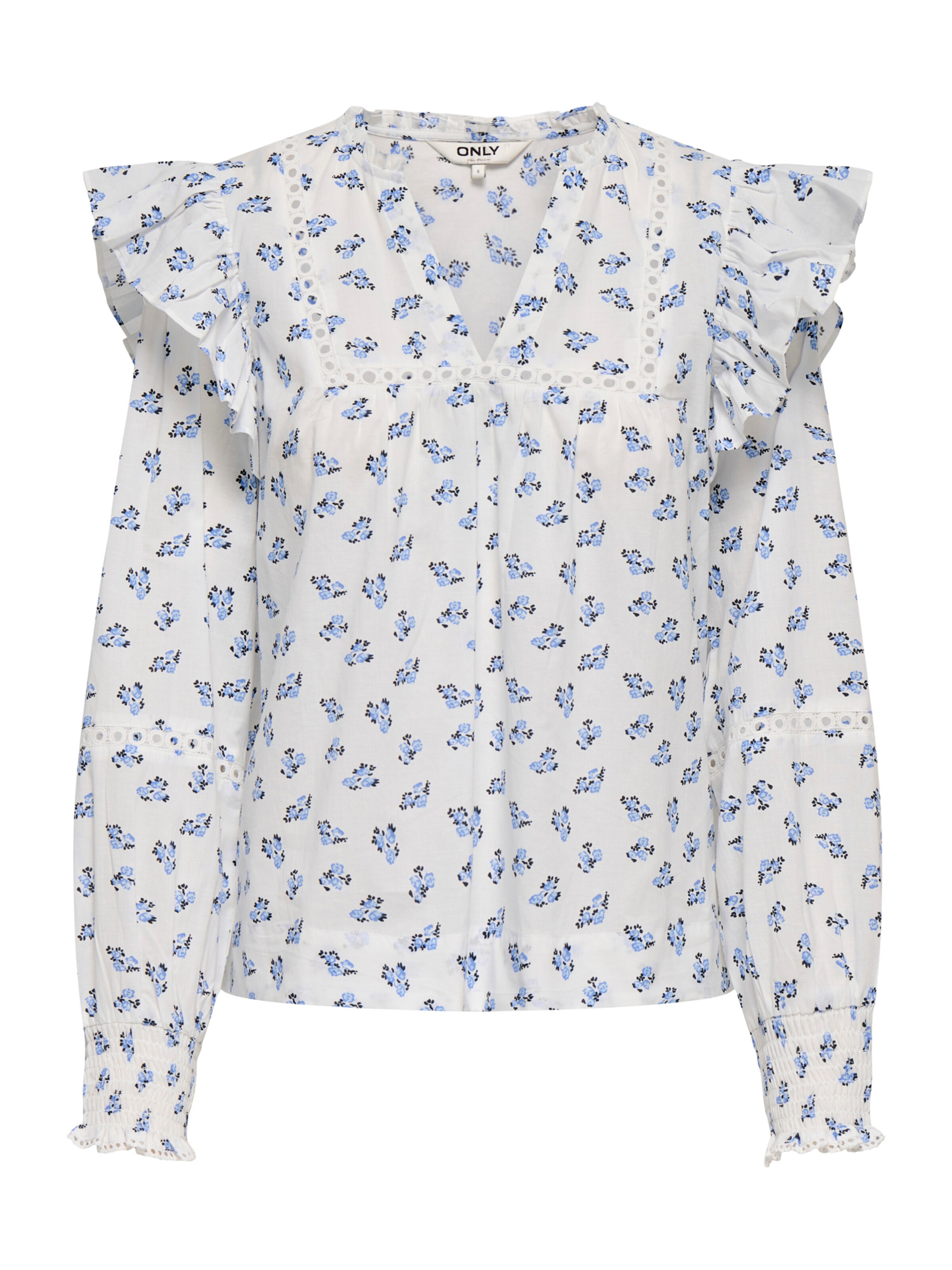 Chemisier 'ONLIDRIS' ONLY en bleu : devant