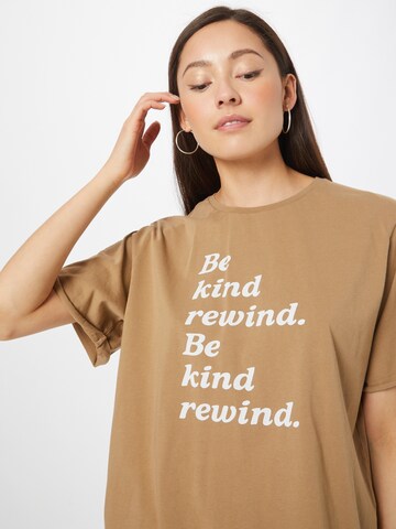 CATWALK JUNKIE T-Shirt 'REWIND' in Braun