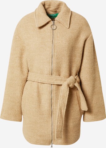 UNITED COLORS OF BENETTON Between-Seasons Coat in Beige: front