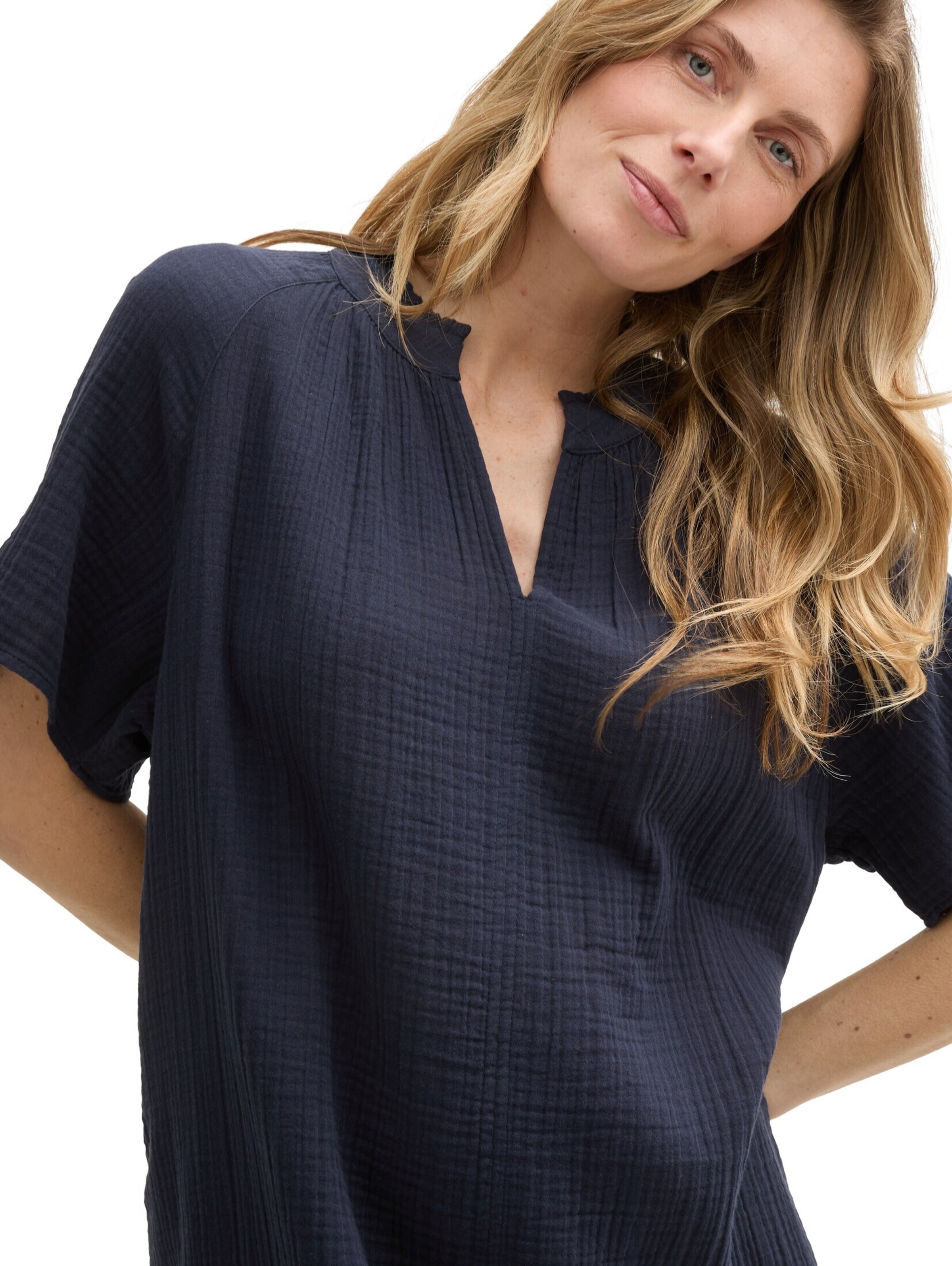 TOM TAILOR Kleid in Blau