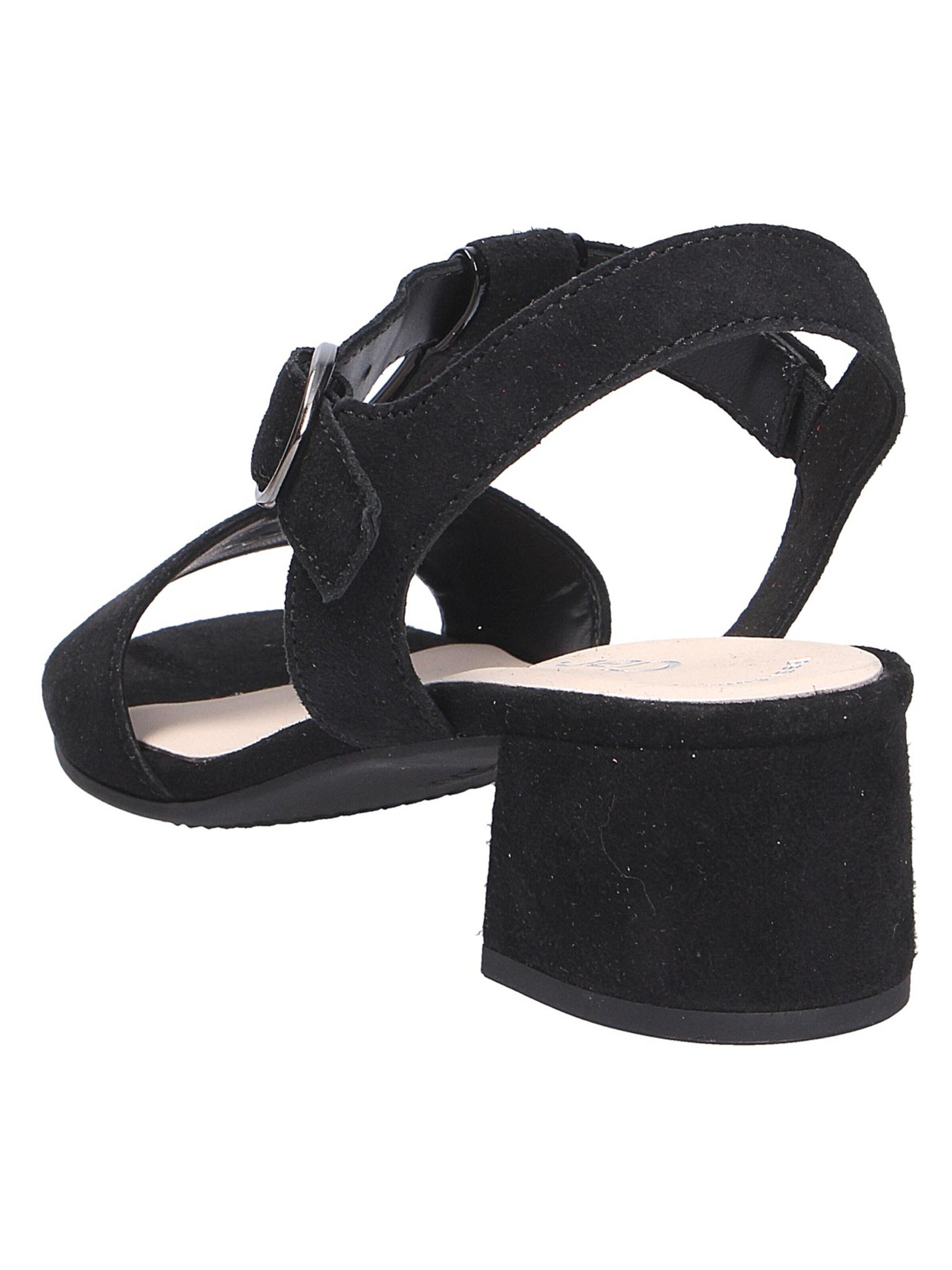 GABOR Strap Sandals in Black