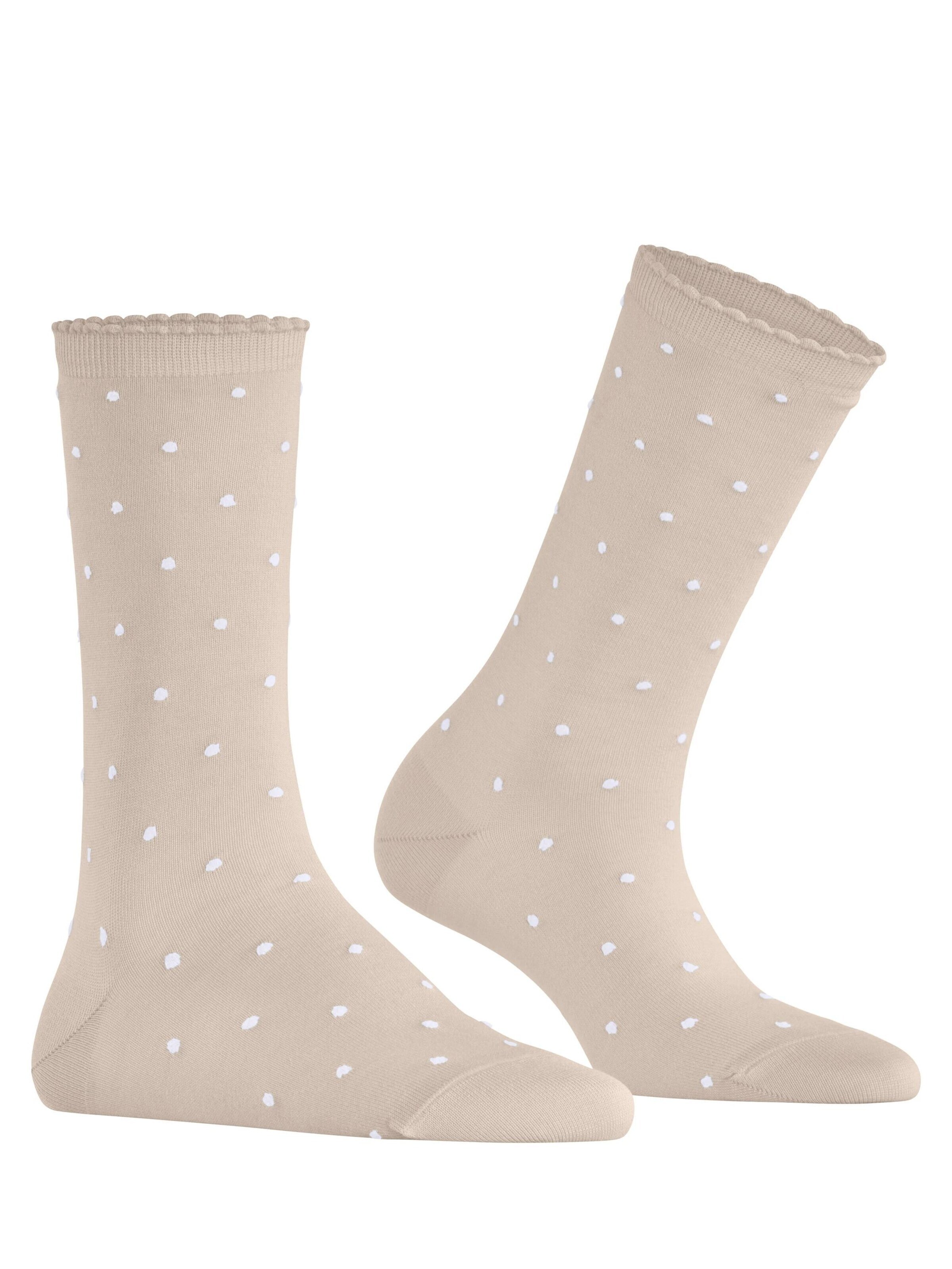 FALKE Socken 'Spike Dot'‌‌‌‌‌ in Beige