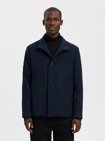 SELECTED Between-season jacket 'SLHRAINAR' in Blue: front